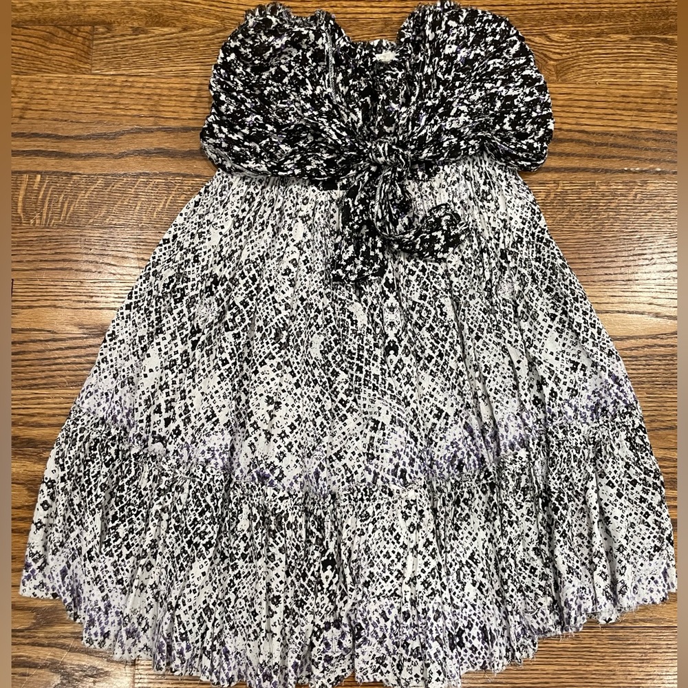 Free people strapless dress